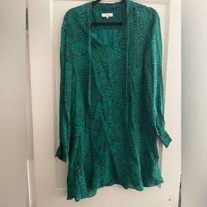 Parker Green Shift Dress - worn once !